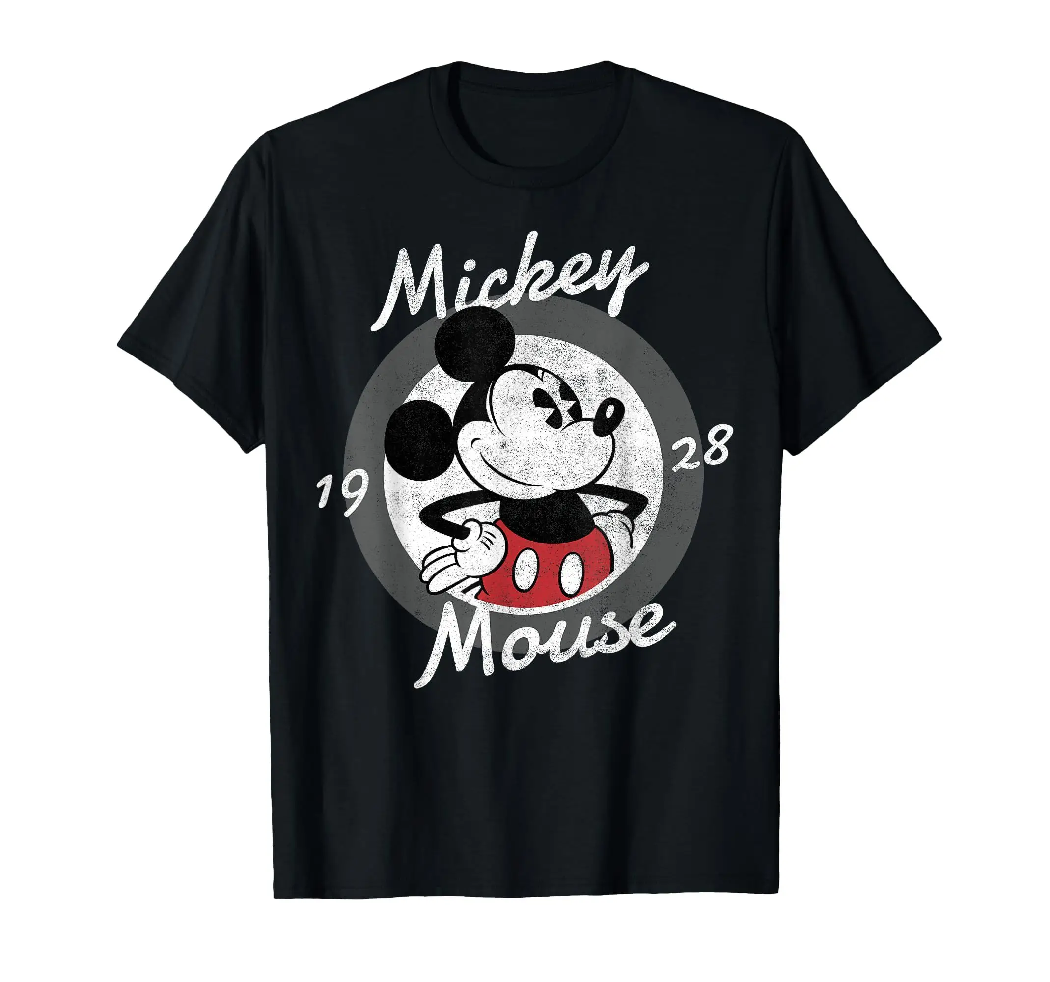 

Summer Cotton T-shirt Loose and Comfortable Leisure Cute Mickey Children Parent-child Loaded with Men and Women