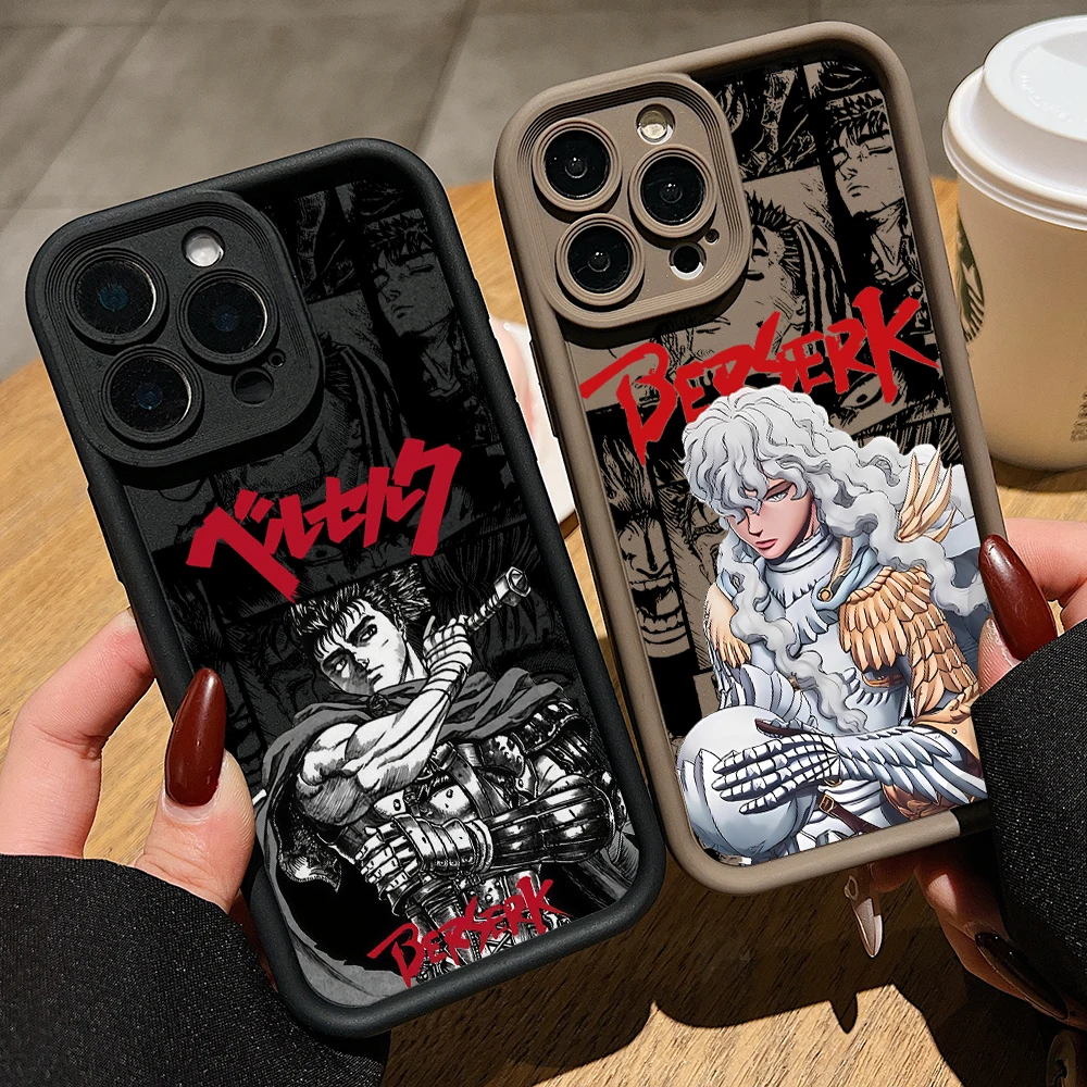Anime Berserks G-Guts Phone Case for Samsung Galaxy S26 S25 S24 S23 S22 S21 S20 FE Ultra Plus 5G Note20 Soft Cover Funda
