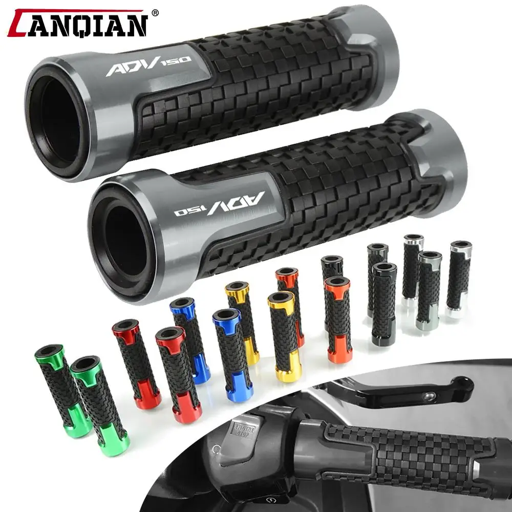 

7/8" 22mm Motorcycle Accessories CNC Aluminum Handlebar Motorbike Hand Grips Bar Handle Grip For Honda ADV150 ADV 150 2019-2020