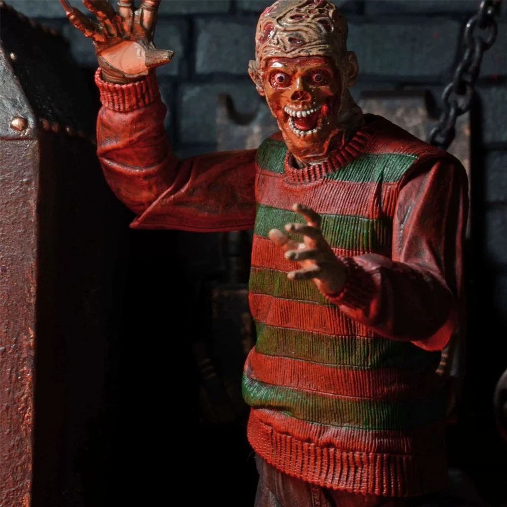 NECA Ghost Street Freddy 30th Anniversary Edition 7 بوصة عمل الشكل NECA 100% النموذج الأصلي دمية المرآب عدة ألعاب الرعب