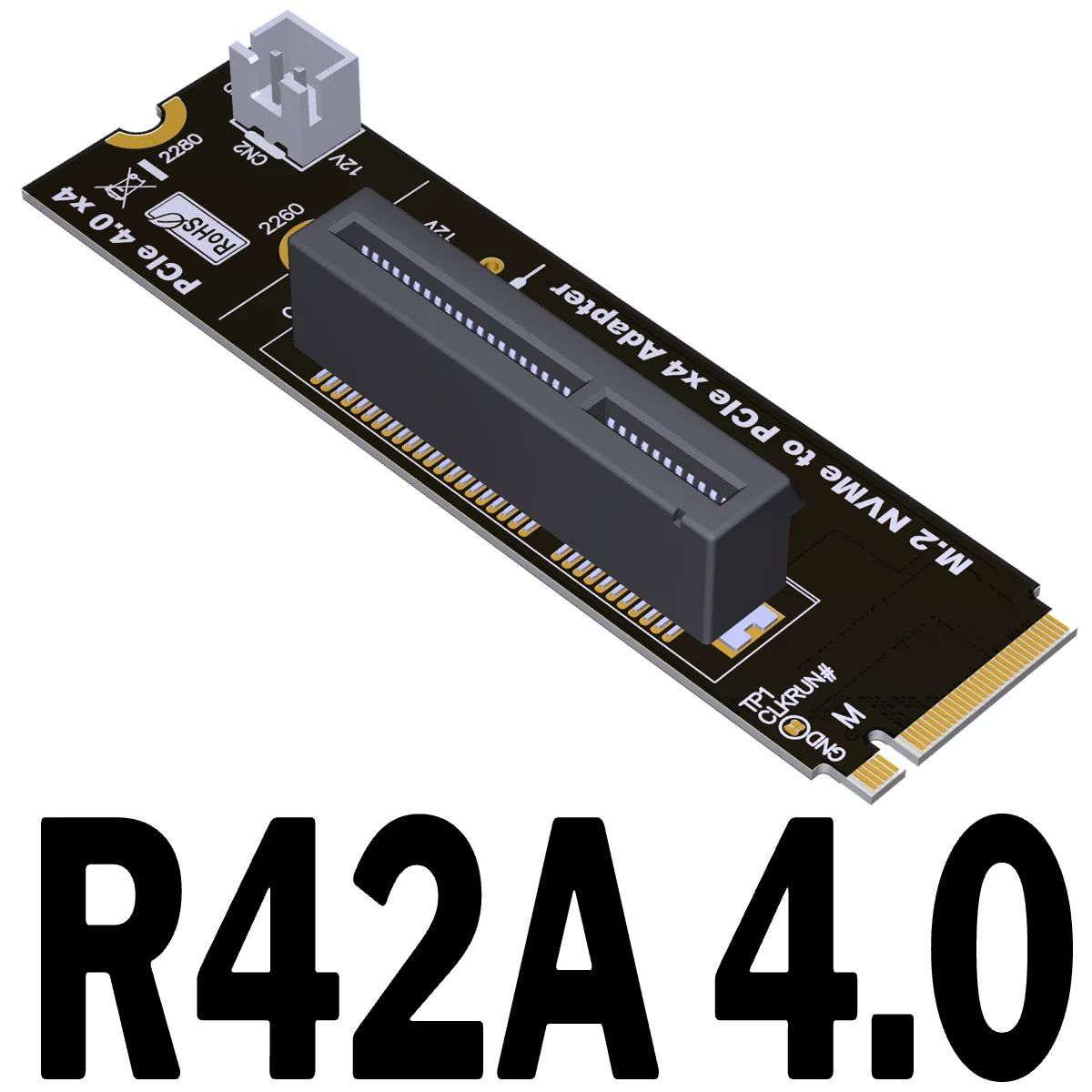 Adt-link vendas diretas da fábrica m2 nvme para pcie x4 adaptador placa r42a