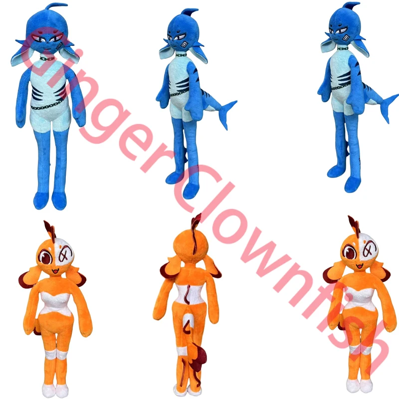 لطيف الزنجبيل كلوونفيش أفخم دمية 30 سنتيمتر أنيمي الإنسان على شكل كلوونفيش وسادة محشوة دمية مضحك لعبة للطفل هدايا عيد الميلاد