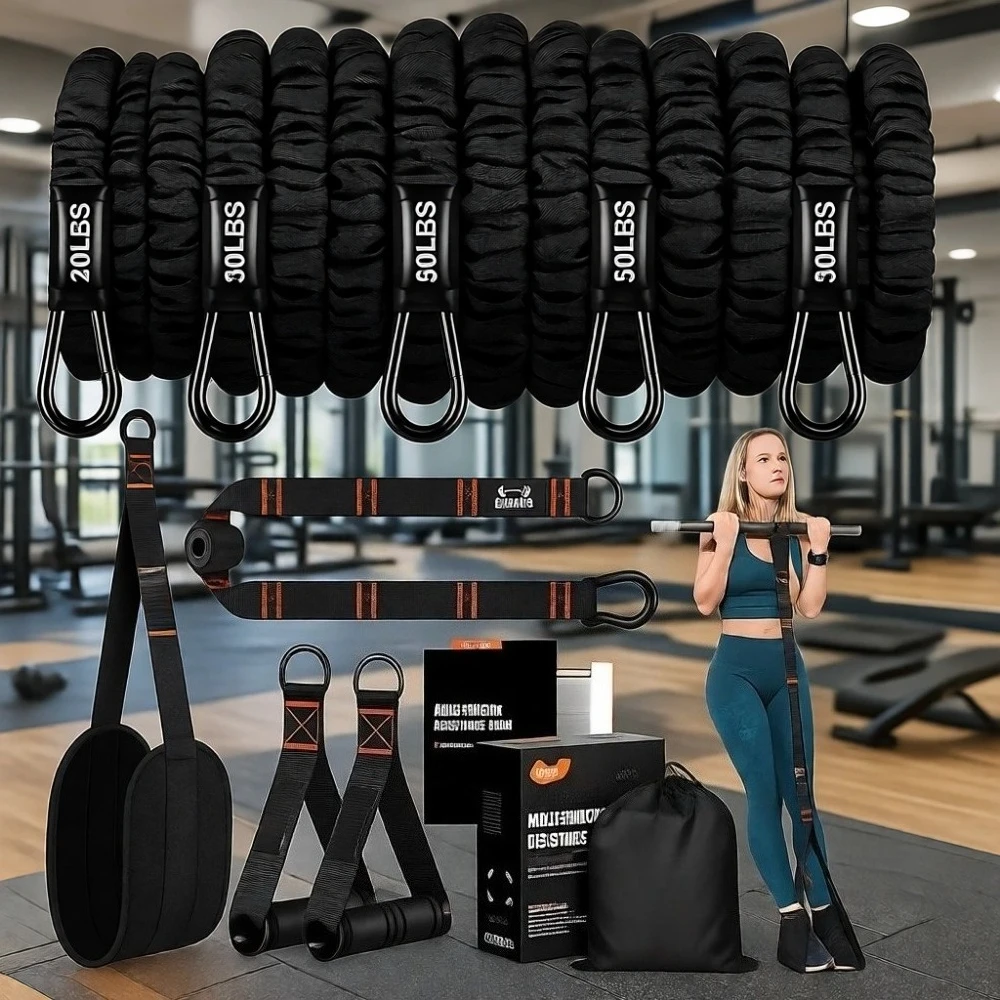 

Эспандеры с ручками для силовых тренировок и помощи при подтягиваниях