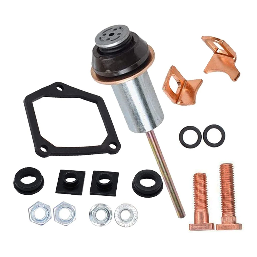 

Universal Motor Starter Solenoid Repair Rebuild Kit Plunger Contacts Set For Toyota Subaru Honda-AS55
