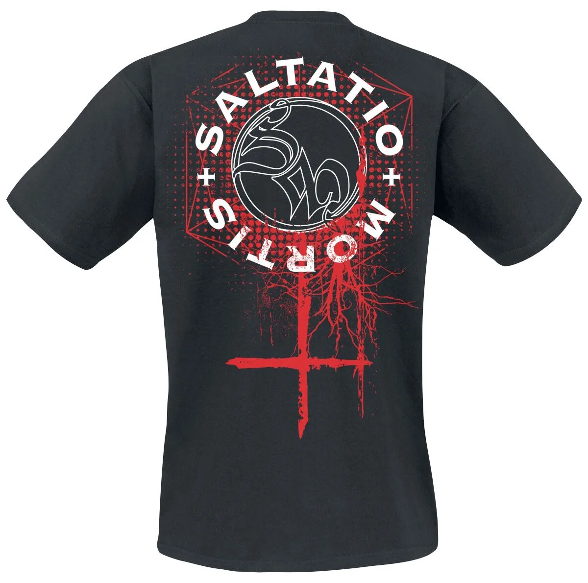 Saltatio Mortis Raven Print T-shirt Men Women Medieval Folk Metal Band Double Sided Unisex Short Sleeve Tee