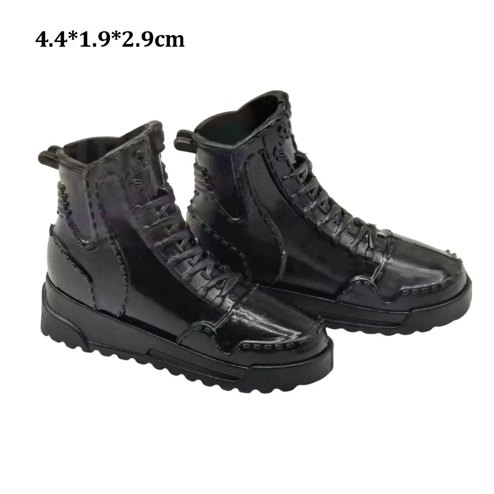 

1 пара высококачественной модной обуви для кукол 1/6, пластиковые ботинки для кукол разных стилей, повседневная обувь для кукол, подходит для кукол с длиной стопы 2 см.