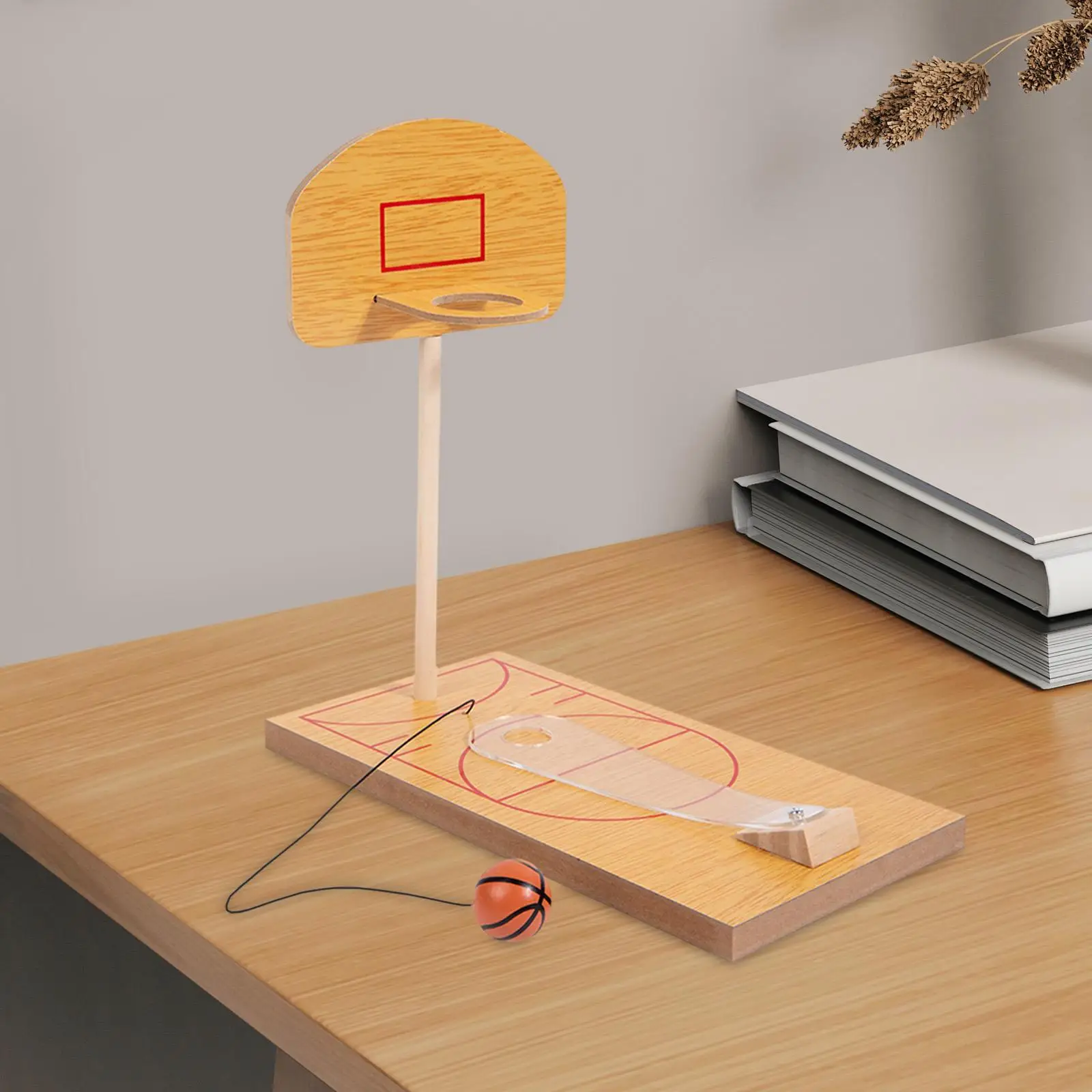 Wooden Desktop Basketball Toy Interactive Sport Games Creative Party Favor