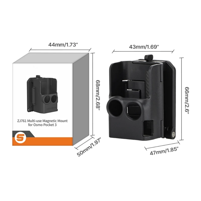 Magnetischer Ständer, langlebiger magnetischer Adapter, Erweiterungsadapter, praktisch für Pocket3 K1KF