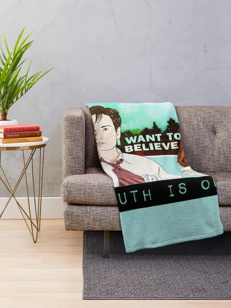 The X files the truth is out there I want to believe by Mimie Throw Blanket Blankets Sofas Of Decoration Thermal Blanket