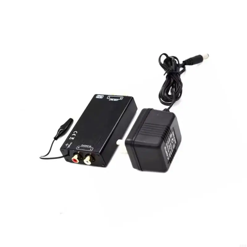 

Phono Preamp Turntable Mini Stereo Sound Phonograph Phonograph Усилитель Player Усилитель с 2 композитными видеопортом 83CF