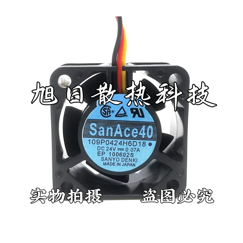 for 109P0424H6D18 New Sanyo DC24V 0.07A 40x40x20mm Cooling Fan for Fanuc