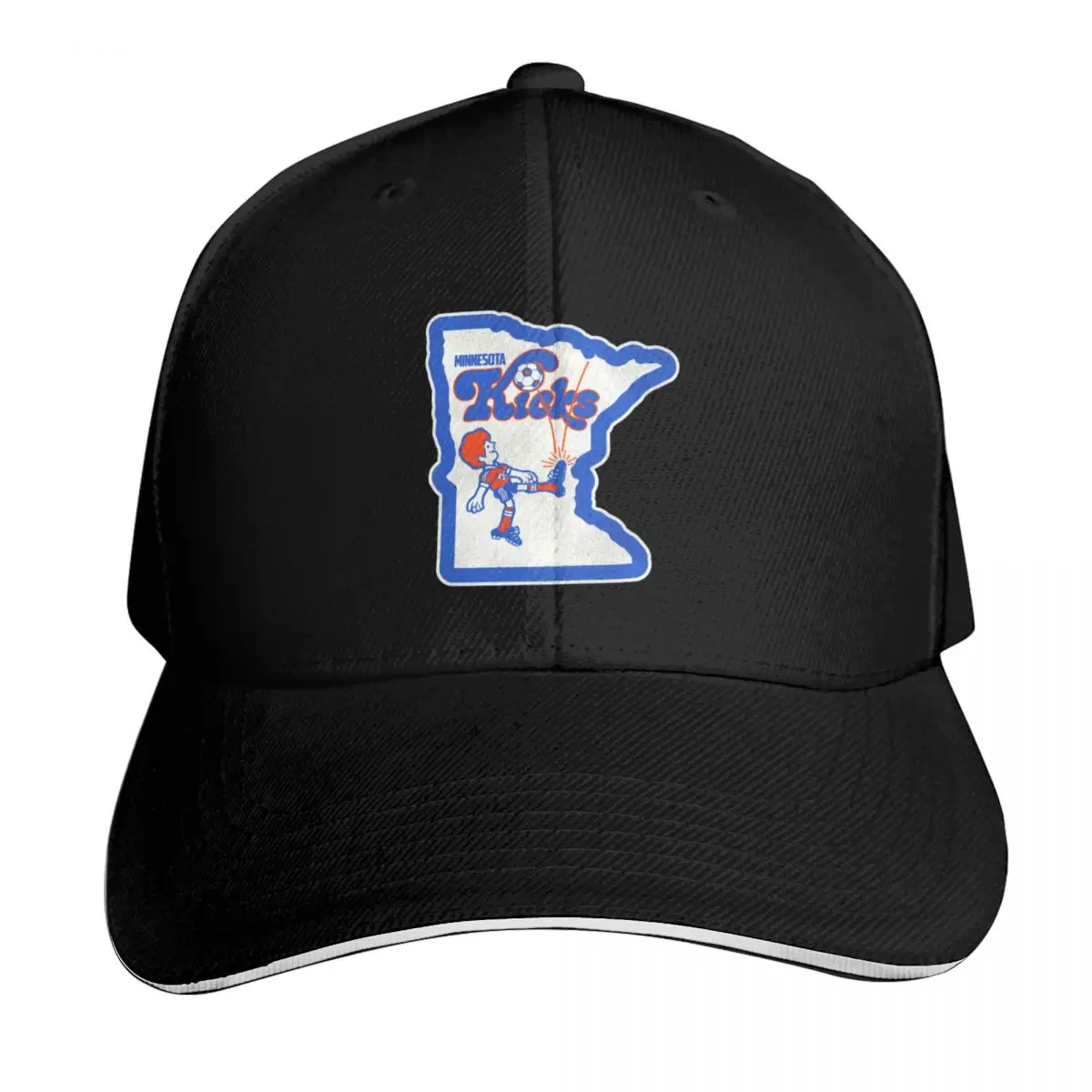 MINNESOTA KICKS Baseball Cap Lightweight Packable Gift for Him Her Casual Daily Wear