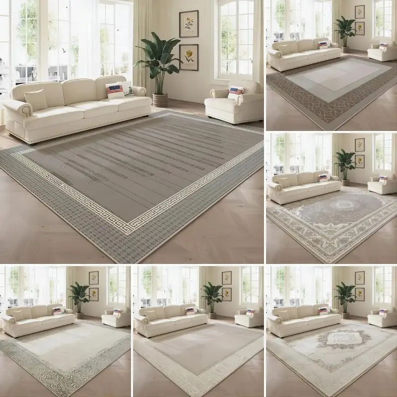 Luxury Carpets for Living Room Decoration Bedroom Cloakroom Area Rugs Non-slip Washable Home Coffee Table Sofa Kitchen Floor Mat