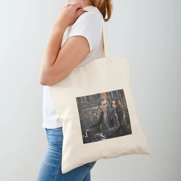 

Jamie Campbell Bower Throw Blanket Tote Bag Women's beach bags shopper bag woman Gift bag Big