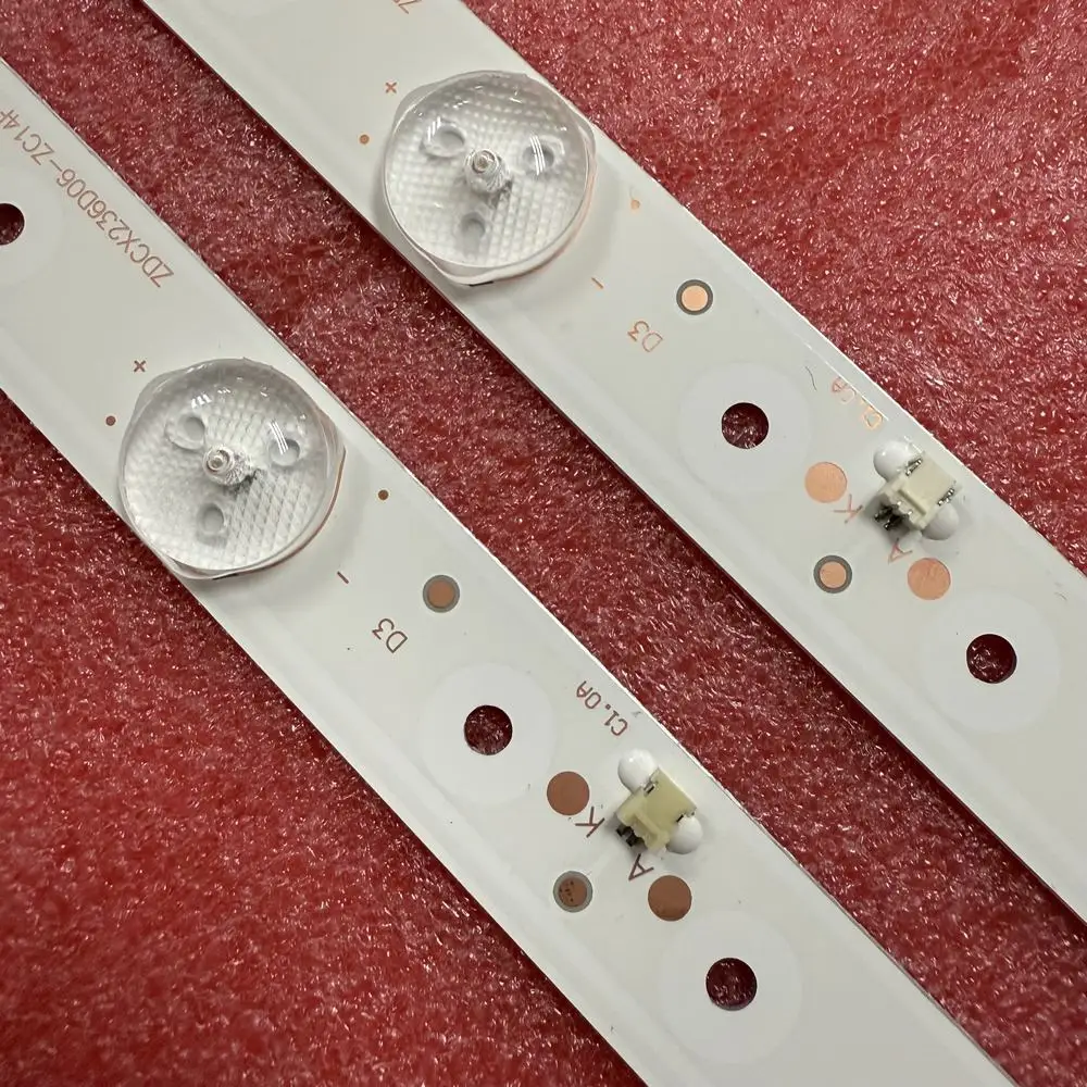 2pcs/set LED strip for Harper 24F0530T NEO LEF-2419D TF-LED24S48T2 Harper 24F0530T Akai AKTV2413T CX236D06-ZC14F-02 303CX236031