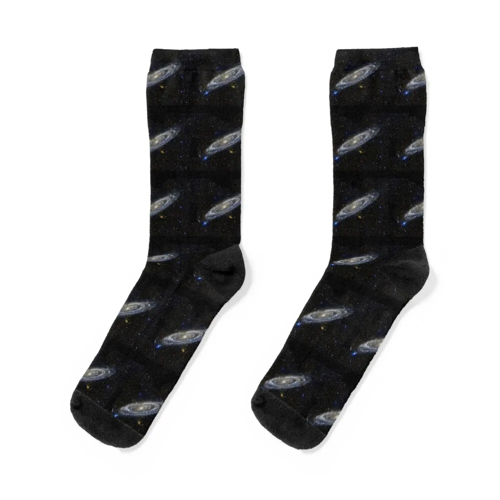 

Andromeda Galaxy captured by NASA's Galaxy Evolution Explorer Socks cycling Thermal man winter man Children's Boy Socks Women's