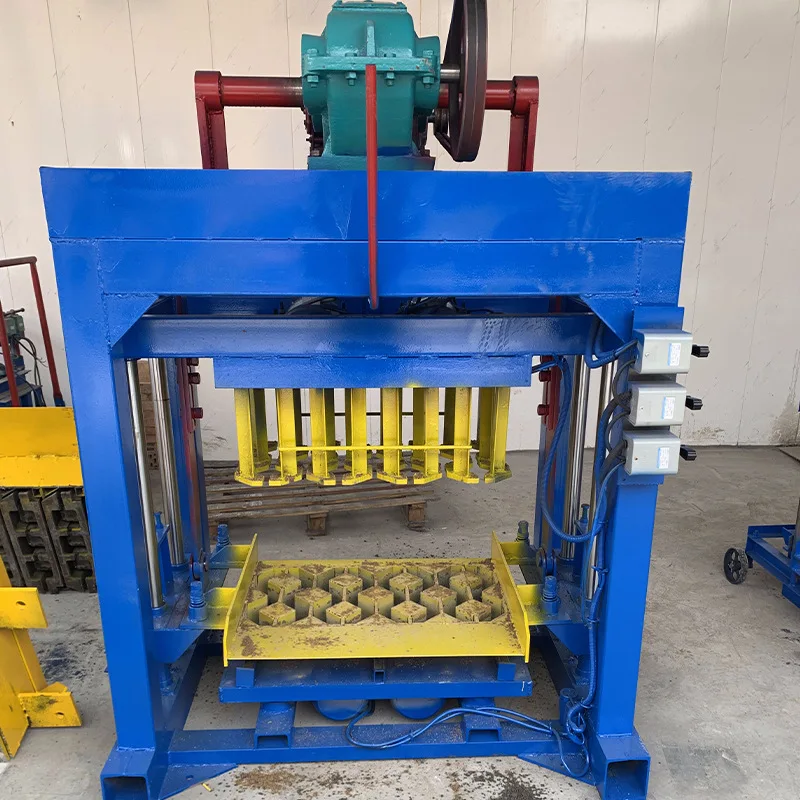 Semi Automatic Diesel Block Making Machine With Automatic Mould Release For Quick Production Of Concrete Hollow Bricks