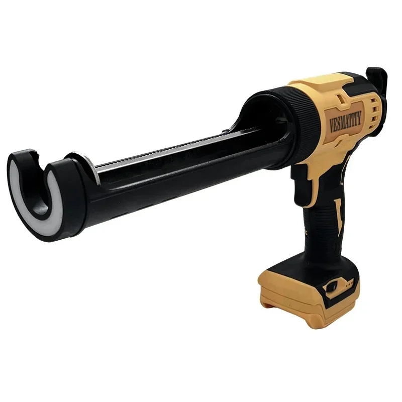 Cordless Electric Caulking Gun 6-Speed for Doors Windows Glass Sealant Adhesive Glue Gun For Dewalt 18V 20V Battery Pin