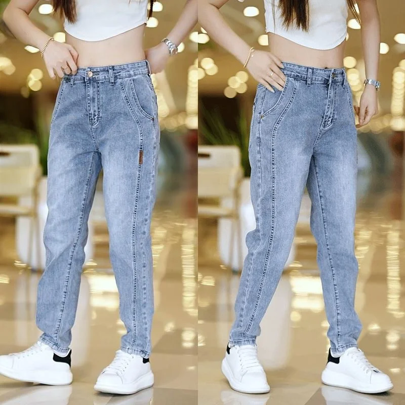 

Мужские джинсы Light Wa прямого кроя, модные повседневные длинные брюки, стильные универсальные облегающие брюки, осенняя новинка