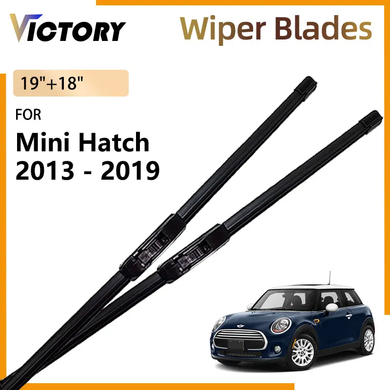 2X For Mini Hatch Cooper S D 3 5 Door Hatchback F55 F56 2013 - 2019 2015 Car Accessories Front Rear Wiper Blades Window Brushes