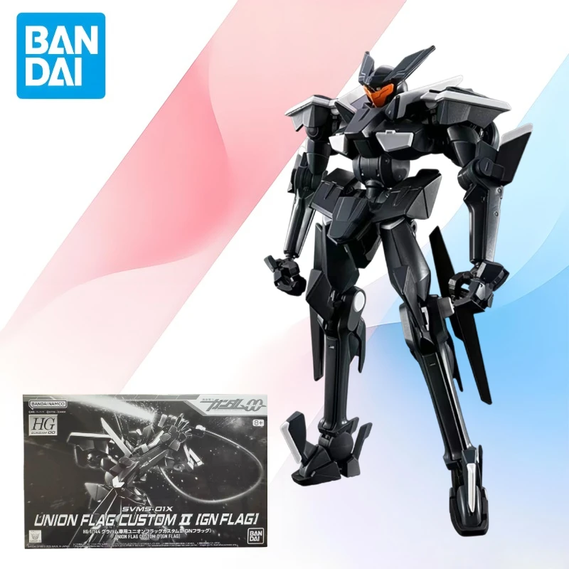

In Stock BANDAI Original Box HG UNION FLAG CUSTOM2 GN FLAG GUNDAM Action Figure Model Toy Gift for Kid Foam Box Packaging