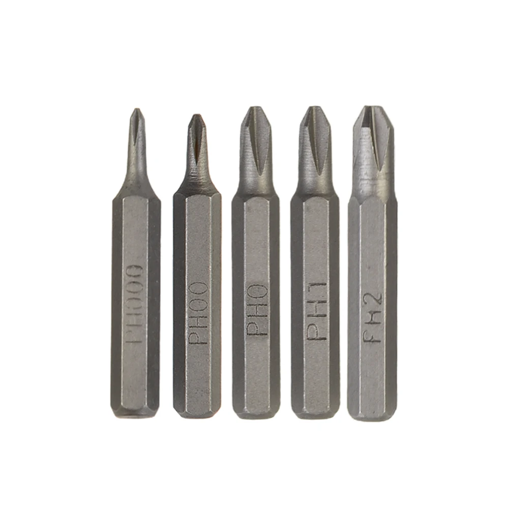 H4×28mm für Kreuzschraubendreher-Bits PH0000 PH000 PH00 PH0 PH1 PH2 4mm Sechskantschaft DIY-Handwerkzeuge für Phillips-Schraubendreher-Bohrer – Detail 3