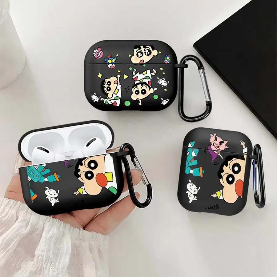 

Cartoon Crayons Shinchan Earphone Cases Cover Case For Airpods 3 1 Pro2 4 2 Pro Pro3