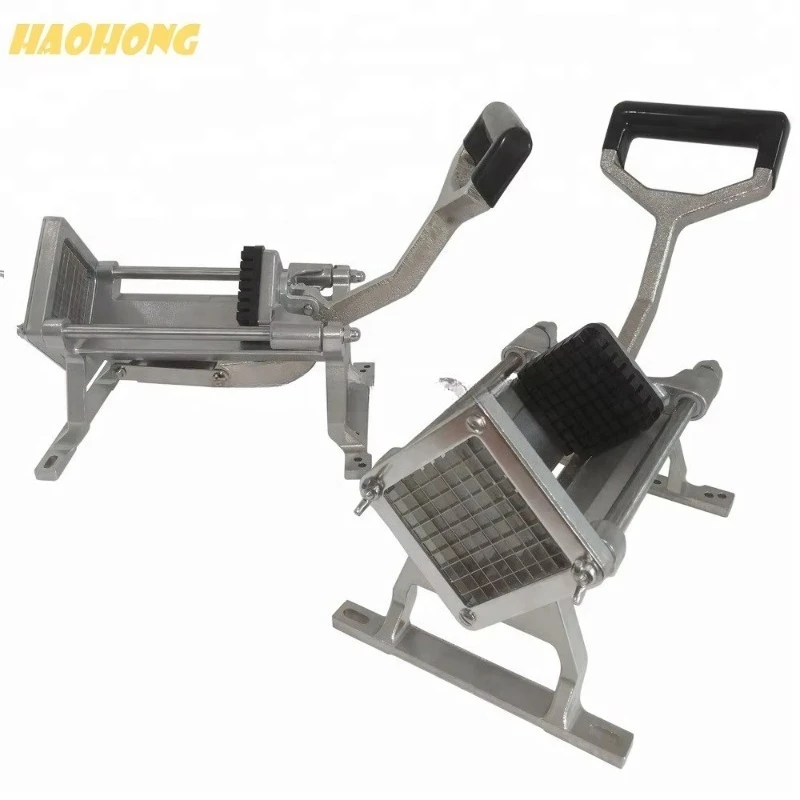 Commercial Aluminum Manual French Fry Cutter Easy Potato Chips Machine Food Vegetables Fruits New Condition Restaurant