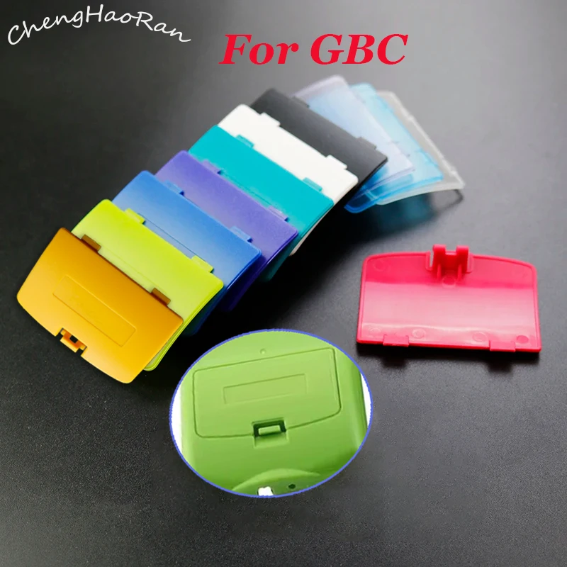 ChengHaoran 1 шт. для GBC цветной корпус игровой консоли задняя крышка батарейного отсека сменные корпуса задние крышки запасные части
