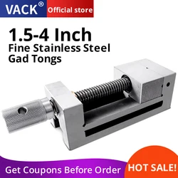 VACK 1.5/2.5/3/4 Inch High Precision Stainless Steel Right Angle Vise Grinder CNC Vise Gad Tongs For Surface Grinding Machine