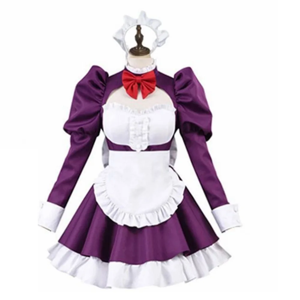 

Unisex Anime Cos Maid Cosplay Costumes Halloween Uniform Custom Size