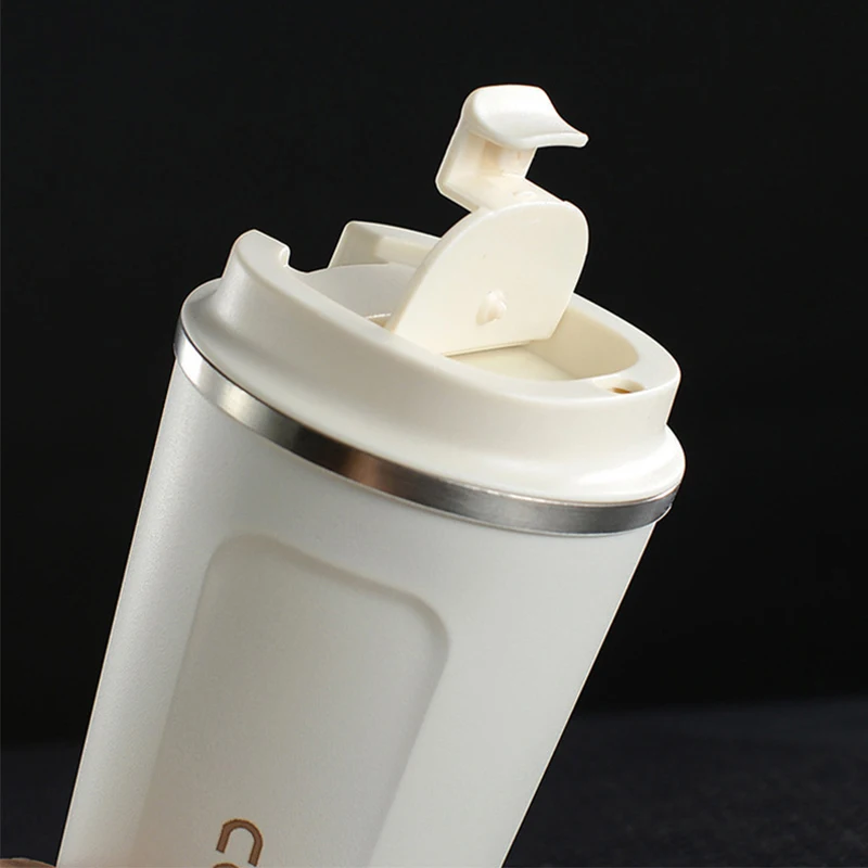 Taza Termo de café de 12oz con pantalla de temperatura, taza de café aislada para llevar, botella de café a prueba de fugas para coche, 380/510ml