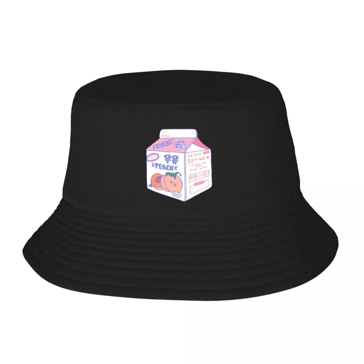 Peach Milk Carton Bucket Hat New Hat Hat Luxury Brand Wild Ball Thermal Visor For Men Women's