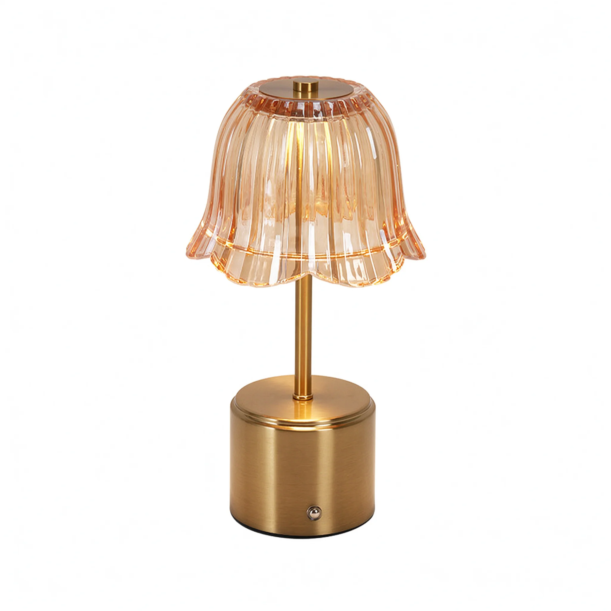 Bedside Table Lamp Glass Crystal American Style Luxury Night Light Soft Ambient Bedroom