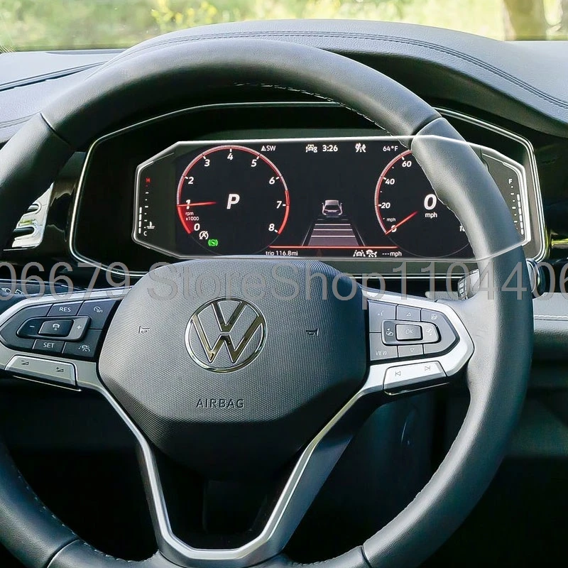 

Screen Protector Tempered Glass Film For Volkswagen Jetta SEL 2019 2020 2021 2022 Instrument Panel Auto Interior Accessories