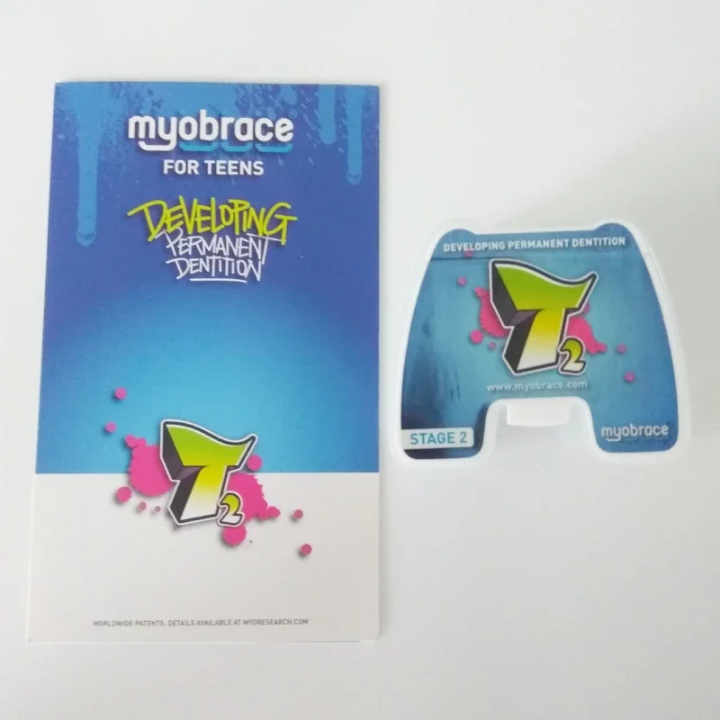 MRC Orthodontic Trainer T2 With Dynamicore T2 Dental Orthodontic Brace Ages10-15  Deep Bite Myobrace  T2 Orthodontic Appliance