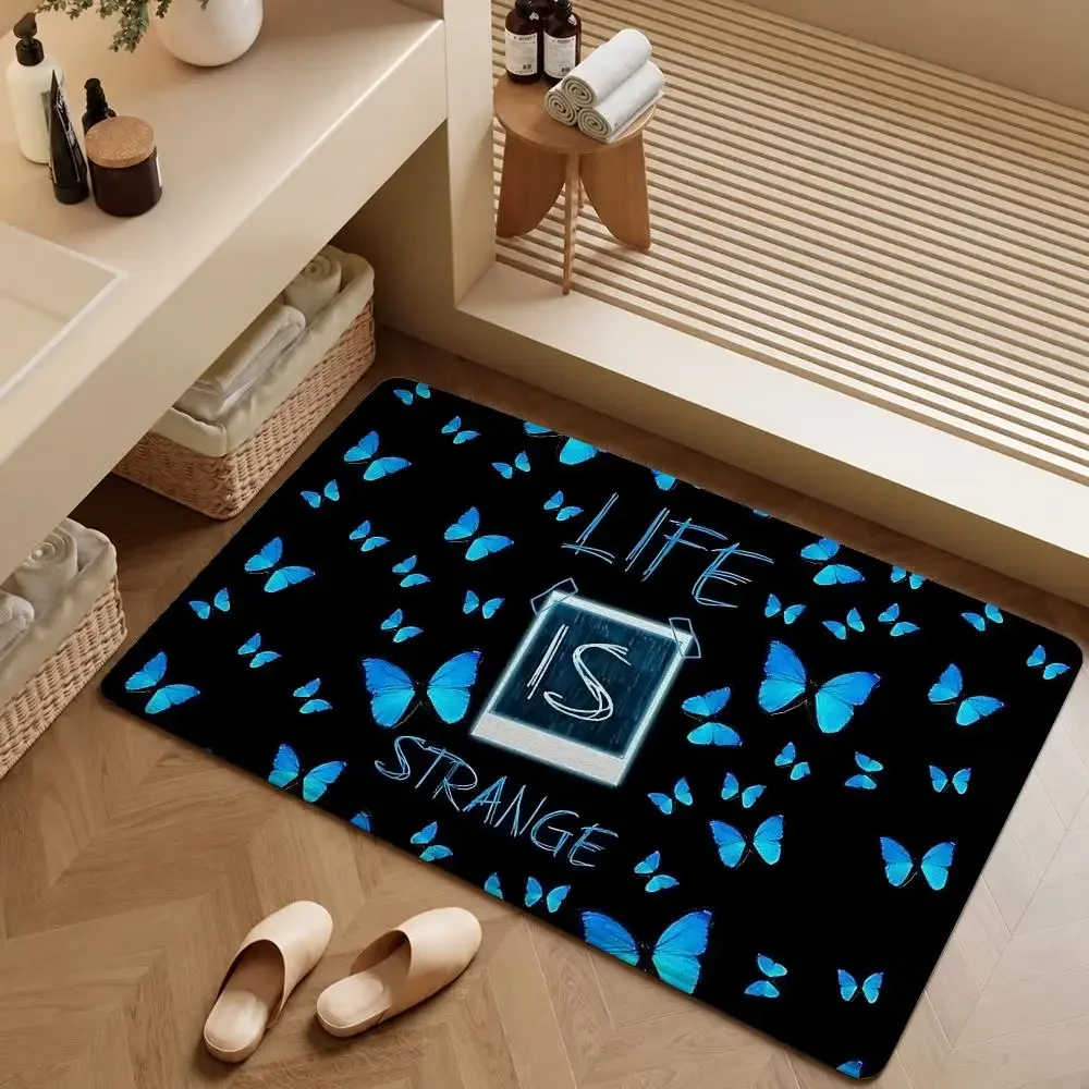 Game LiS: Before the Storm Chloe Rachel Floor Mat Soft Flannel Entrance Doormat Non-Slip Washable Rug For Bedroom Home Decor
