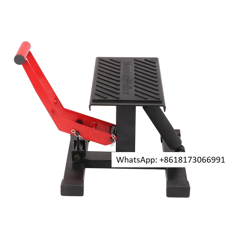 Off-road motorcycle repair bench lifting platform tire change in the frame repair bench jack bracket stop and lift the frame.