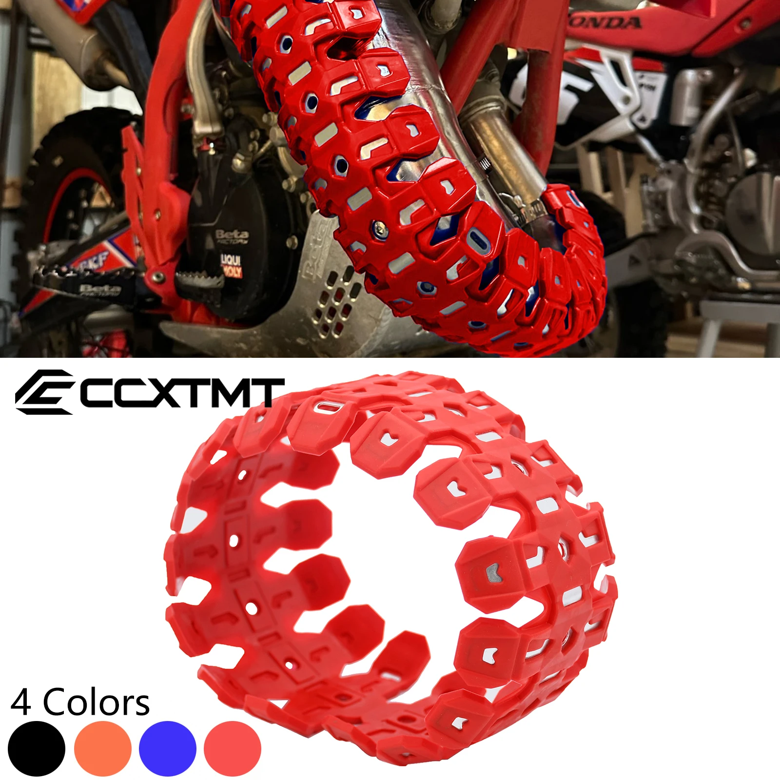 Para 2017-2023 gasgas ec 300 250 60cm protetor de silenciador de escudo térmico de escape para beta rr 300 250 2013-2023 x-trainer 300 2016-2023