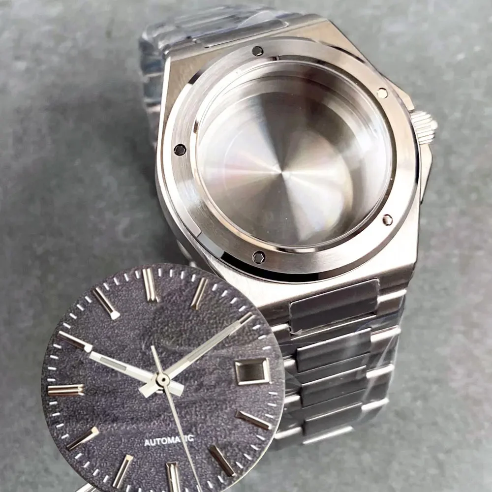 

200M Waterproof Dive Watch Case 40mm for Ingenieur Series Fit NH35 NH36 Sapphire Sea of Clouds 28.5mm Dial Hand Watch Part
