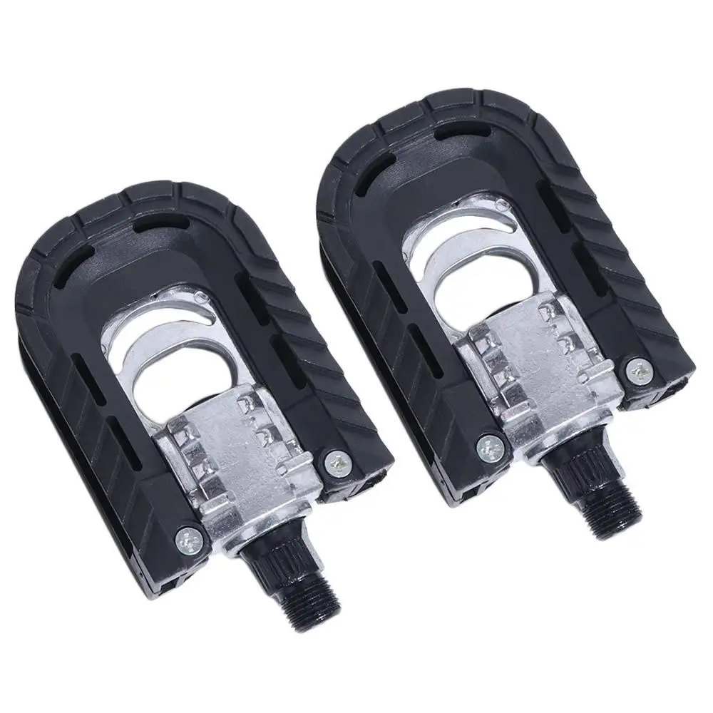 

Aluminum Alloy Bicycle Pedal Reflective Sheet Labor-saving Mountain Bike Pedals 14mm Thread Non Slip Folding Pedal Bike