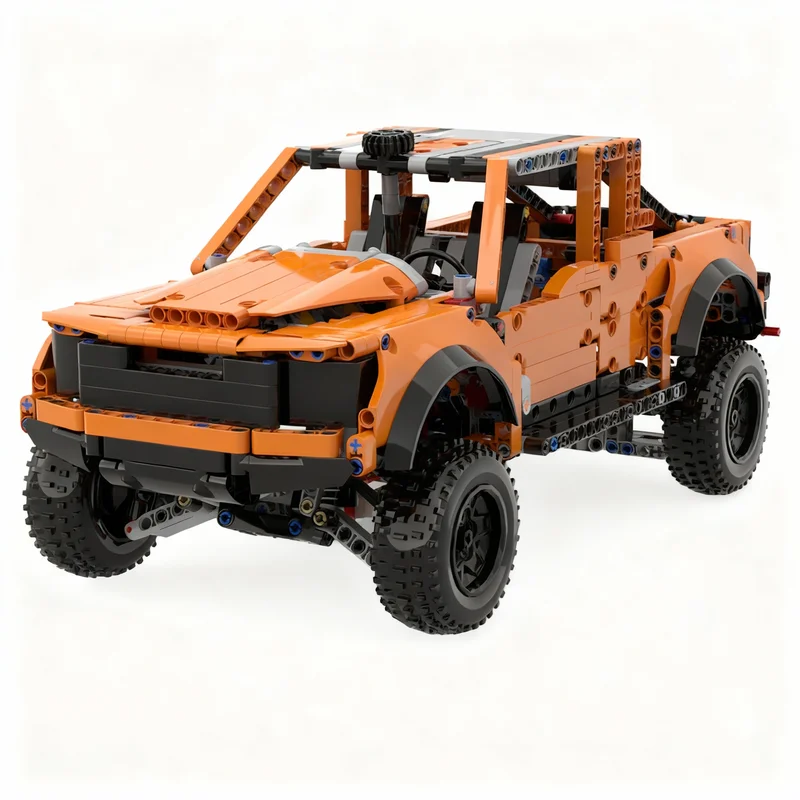 969pcs MOC Technical Vortex Raptor Pickup Model Building Blocks Construction Creative Idea Toy Christmas Gifts DIY Education