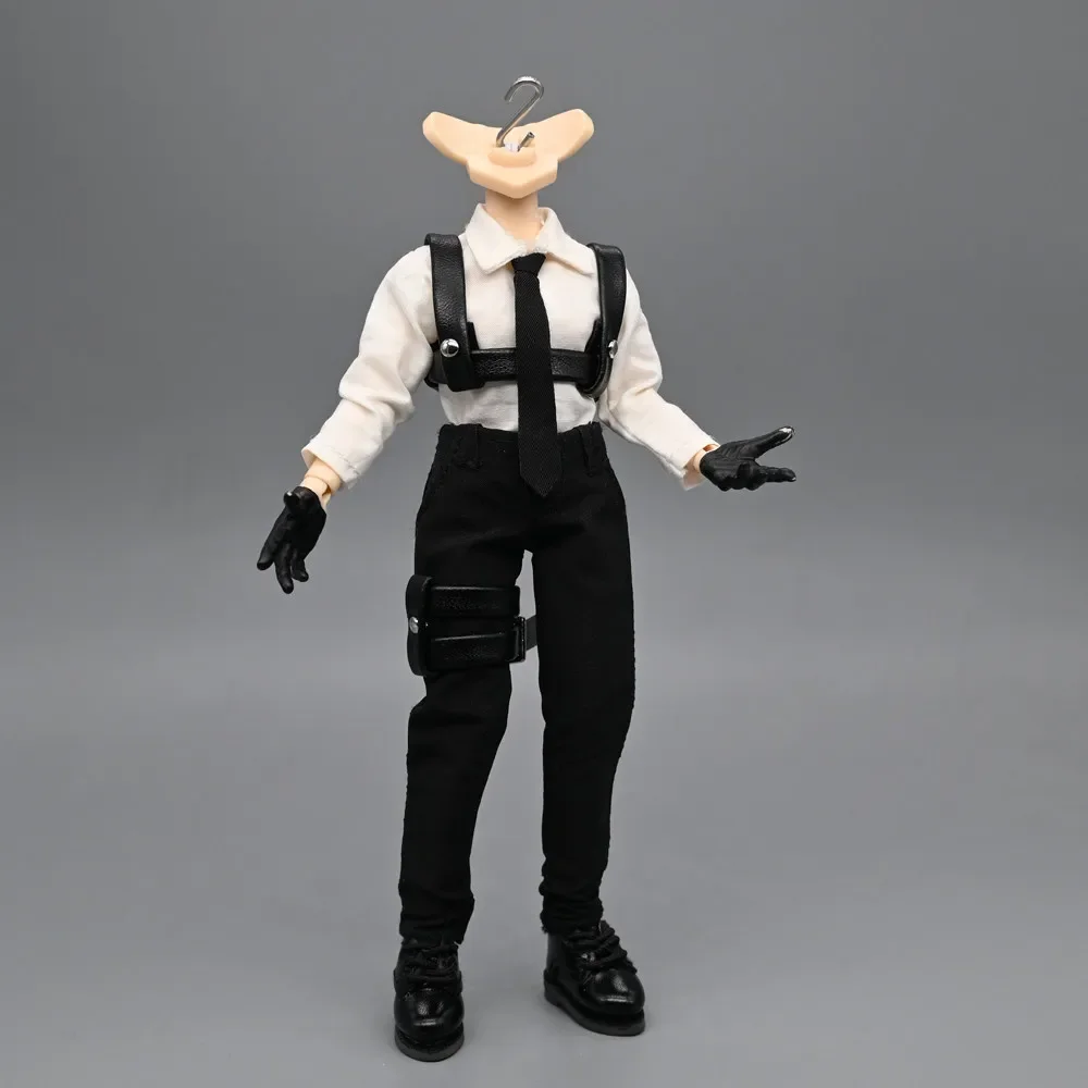 Maßstab 1:12, trendiger langer Windbreaker-Mantel, Hemd, Schuhmodell für 6'' Asi 3.0 Actionfiguren, Körperpuppen, Zubehör – Detail 27