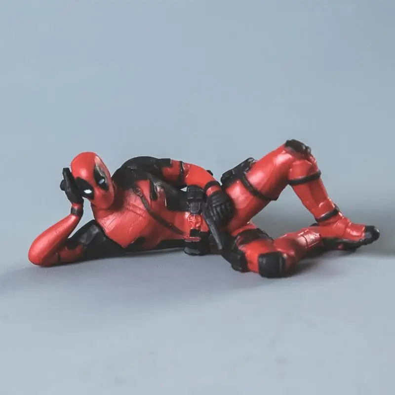 Disney Deadpool Anime Figur Auto Anhänger Ornamente Deadpool Hängende Innendekoration Duft Zubehör Kinder Spielzeug Geschenke