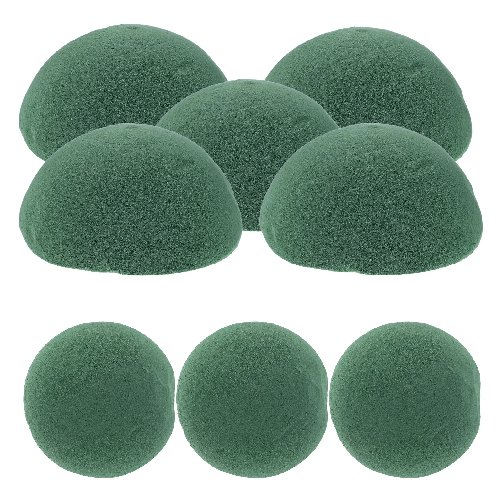 

8Pcs 3.54x1.77in Green Round Dry Foam Blocks for DIY Craft Bouquets Centerpieces Decorative Displays Sturdy Base Effortless
