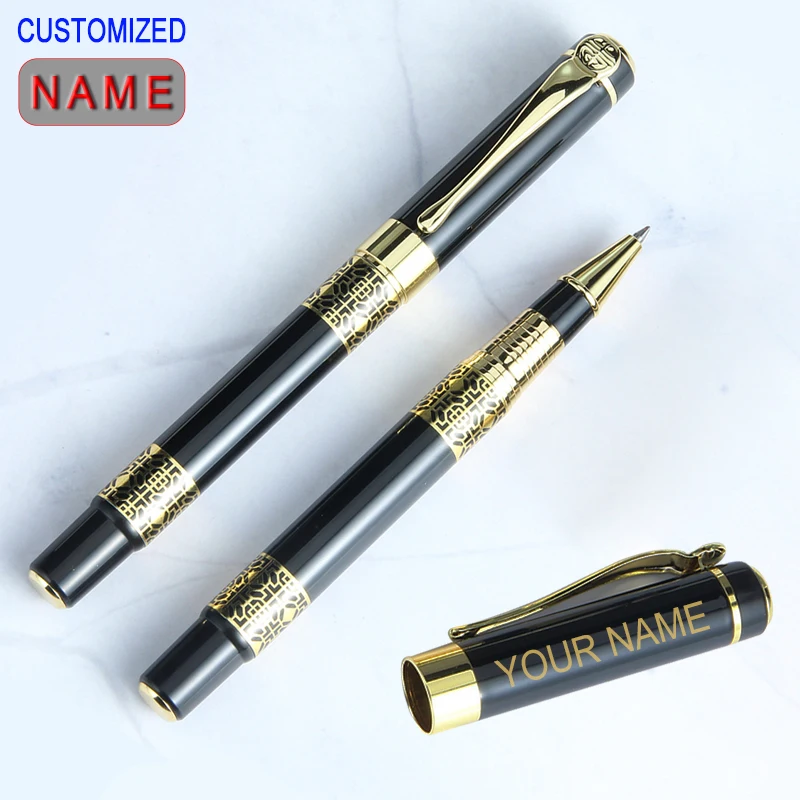 Custom Ballpoint Pen Chinese Style School Supply luxury Stationery Store Metal Office Accessories Writing Beautiful Name