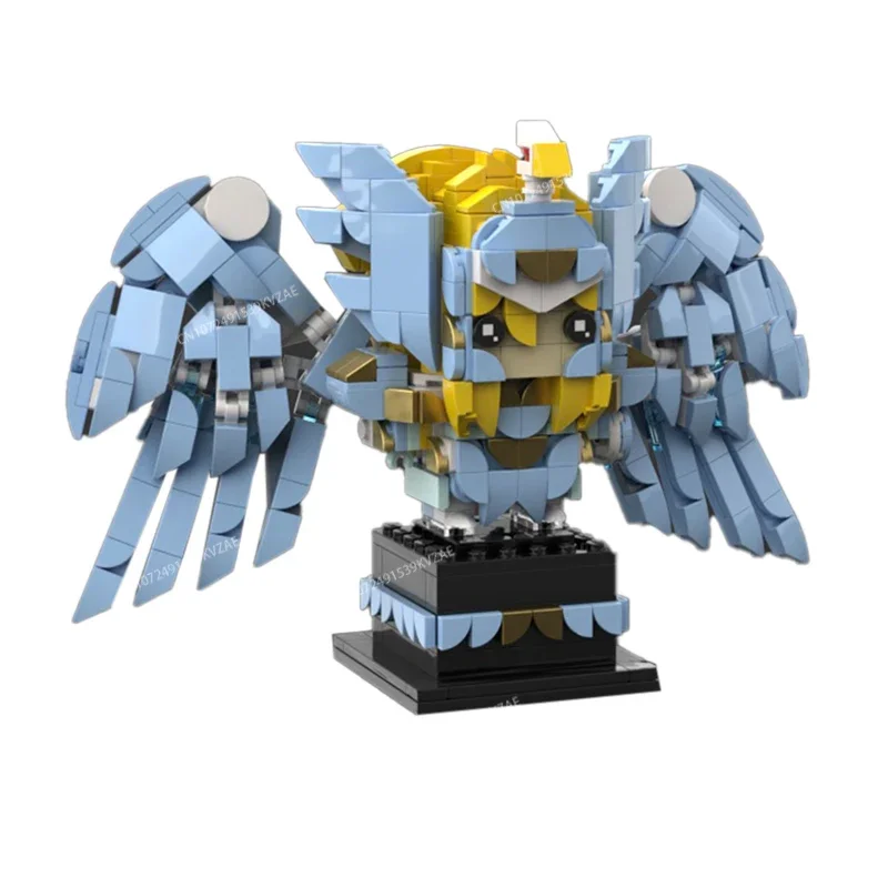 Anime Saint Seiyaed Brickheadz Japanese Athena Building Blocks Action Figures Glacier Zilong Ikki Bricks Warrior Kids Toys