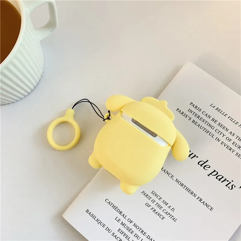 Sanrio Cinnamoroll Earphone Case for AirPods 1 2 Pro Anime Silicone Shockproof Cover for AirPods 3 Protective Cover Accessories