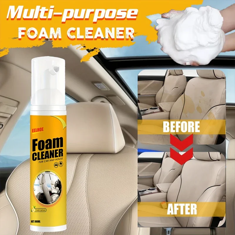 Automotive interior cleaning agent Strong special car wash leather multi-function foam roof cleaning foam Accessories