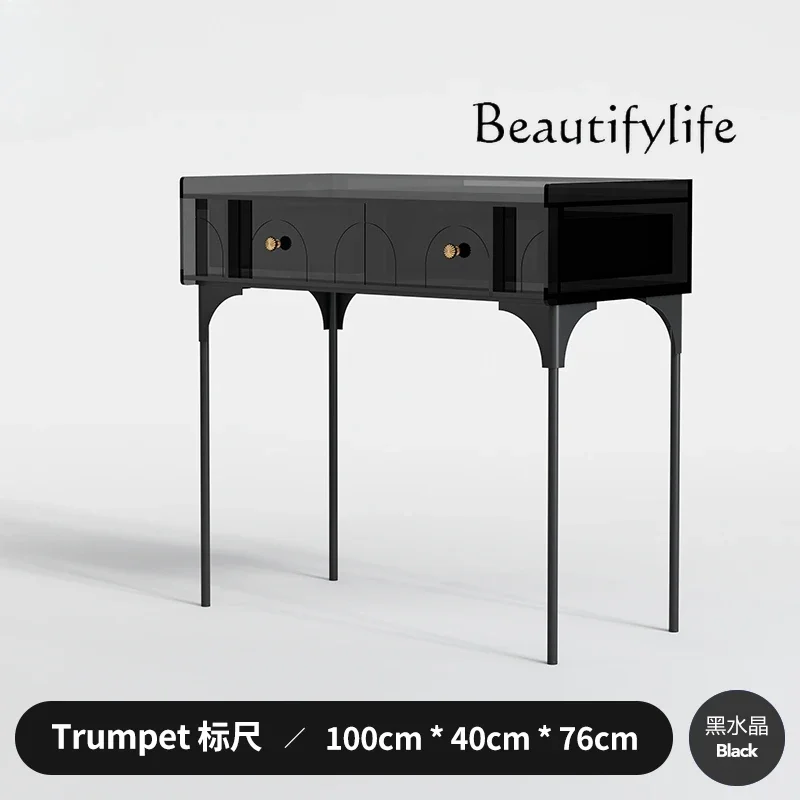 Italian light luxury dresser bedroom makeup modern simple high-end creative acrylic mini high-end